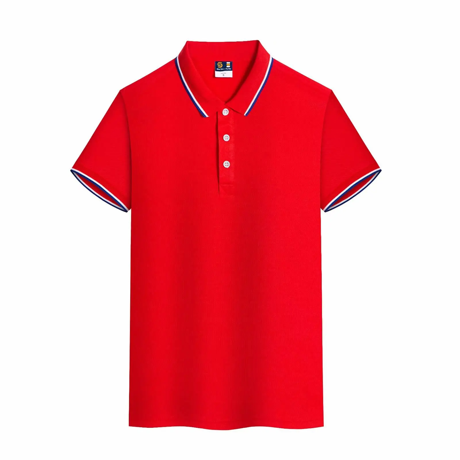 Wholesale Summer Short Sleeve Polo Shirt Customized  Blank Lapel Work Clothes T-shirt Work Clothes Cultural Advertising Shirt