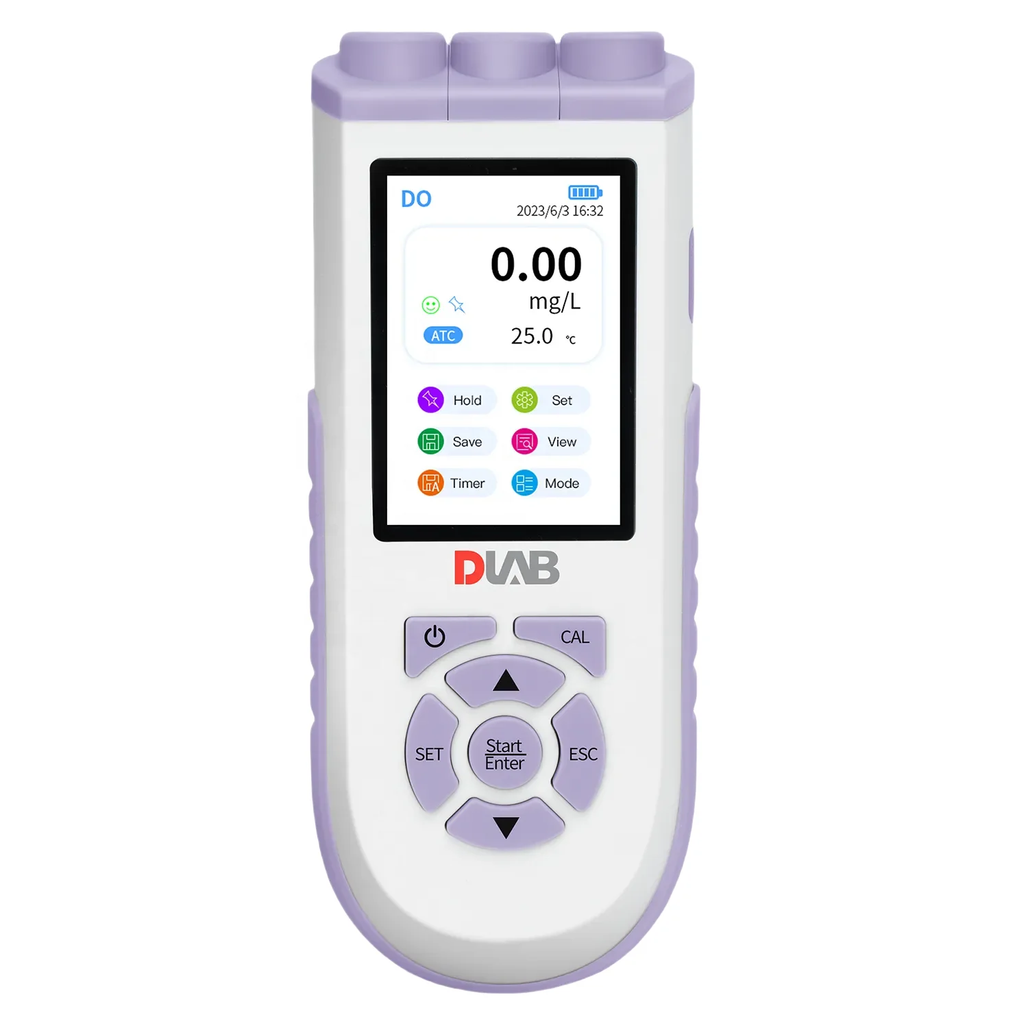 Lab 8 in1 Waterproof Conductivity/Salinity /Temp Multi-Parameter Portable Water Tester Digital DO/ORP/EC/TDS/PPM/PH Meter