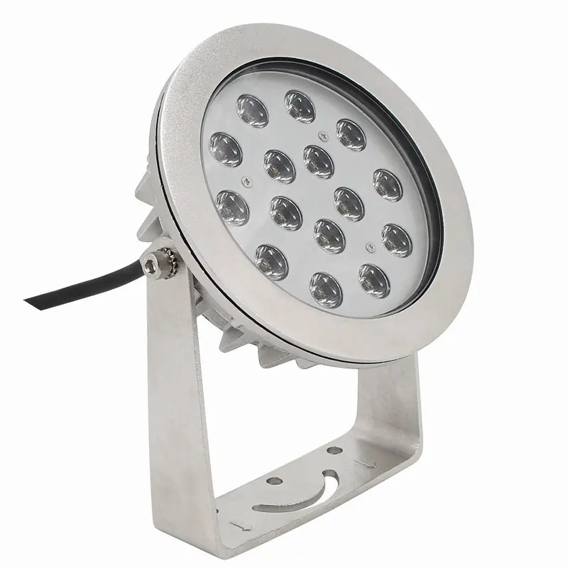 316L Stainless Steel IP68 Pool Underwater Light RGBW DMX512 AC/DC24V LED IP68 Rating Fountain Led Light