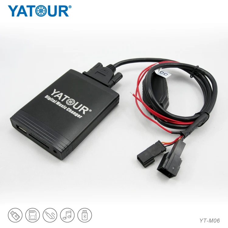 Yatour Car radio upgrade digital music changer for BMW USB SD music car radio interfaces