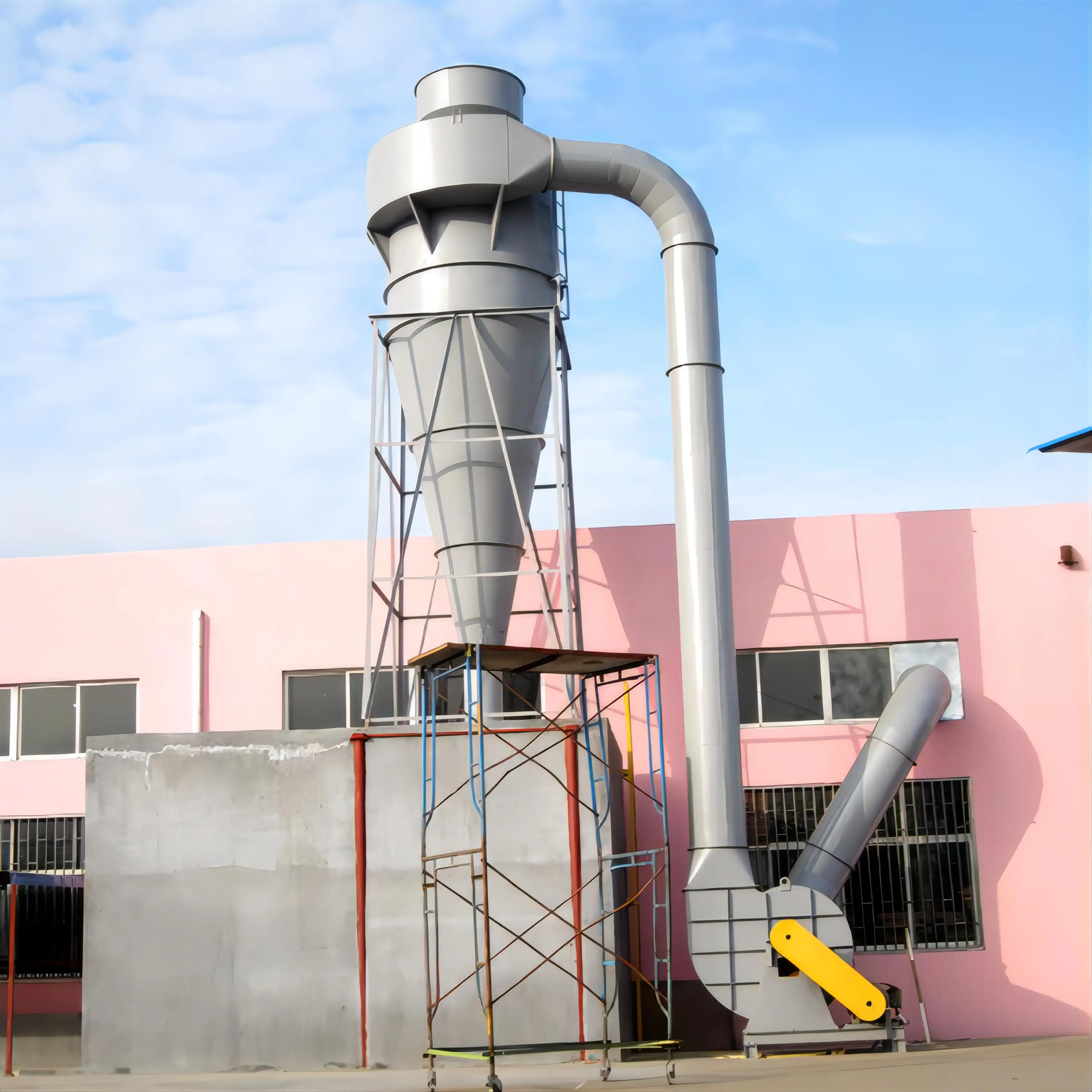 Two Stage Wood Crusher Cyclone Dust Collector for Wood Types of Machines for Dust Treatment