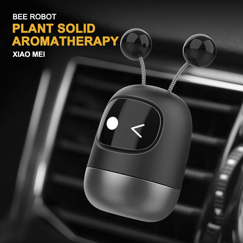 Hot Selling Car Air Freshener Auto Creative Mini Robot Vent Clip Perfume Aromatherapy Auto Interior Accessories