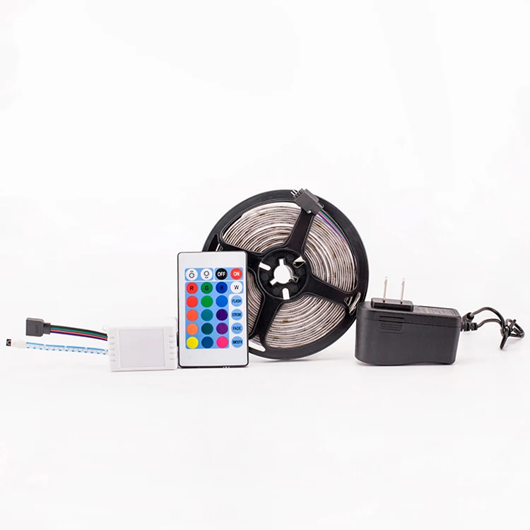 Smart LED 5050 strip SMD 2835 TV backlight neon yellow white warm yellow light flexible remote control light LED RGB strip