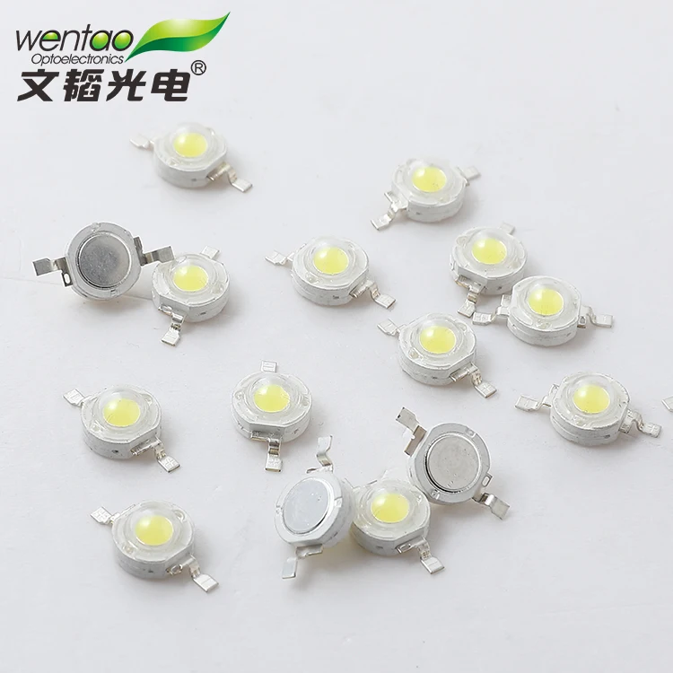 Led 1w 100-120lm Led Bulb Cob Lamp White Warm White High Power Led Lamp Bead