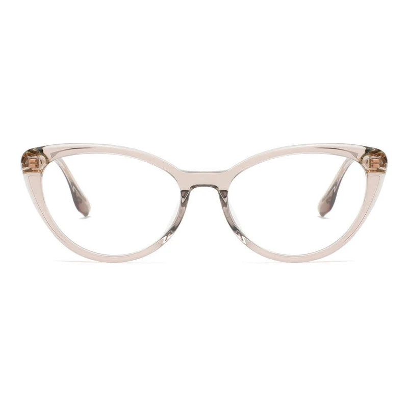 Osicare High Quality Cat Eye Prescription Eyeglasses Classic Colored Black Ysl Medical Luxury Acetate Optical Frame Glasses