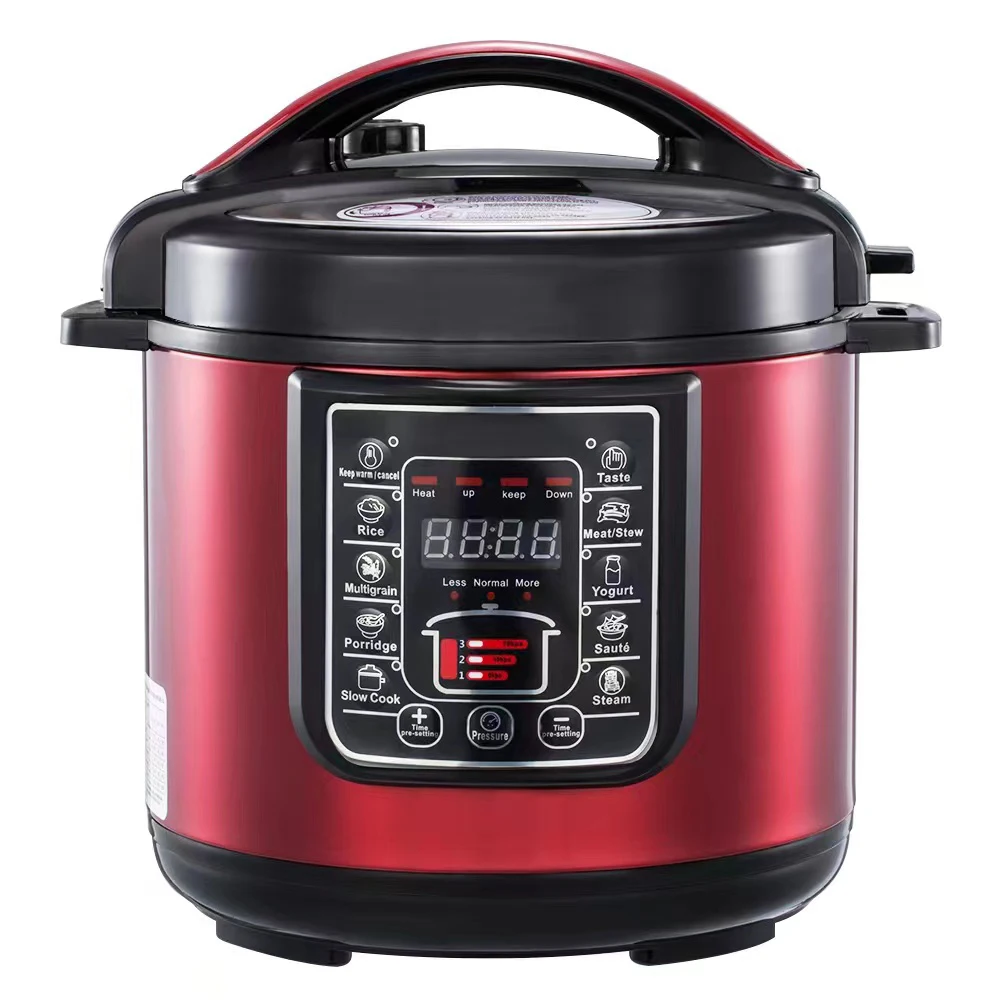 Multifunctional 4L 5L 6L Non-Stick Food Steamer Electric Programmable Pot Pressure Cooker Rice Cooker