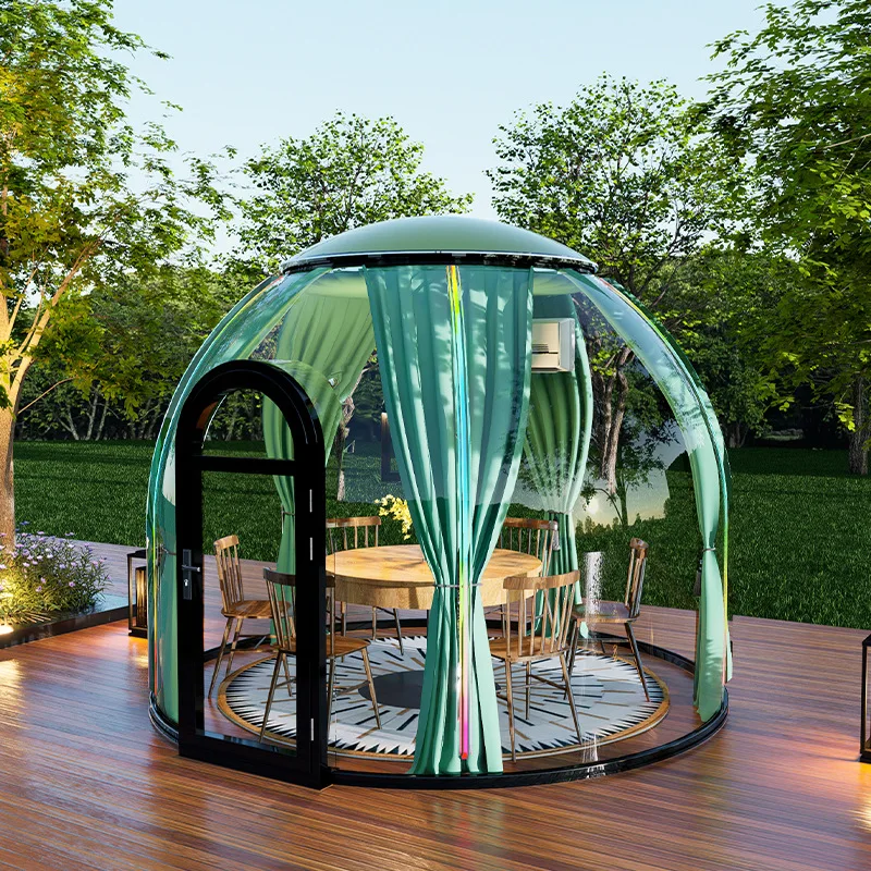 Round camping tent scenic park View Homestay bubble room