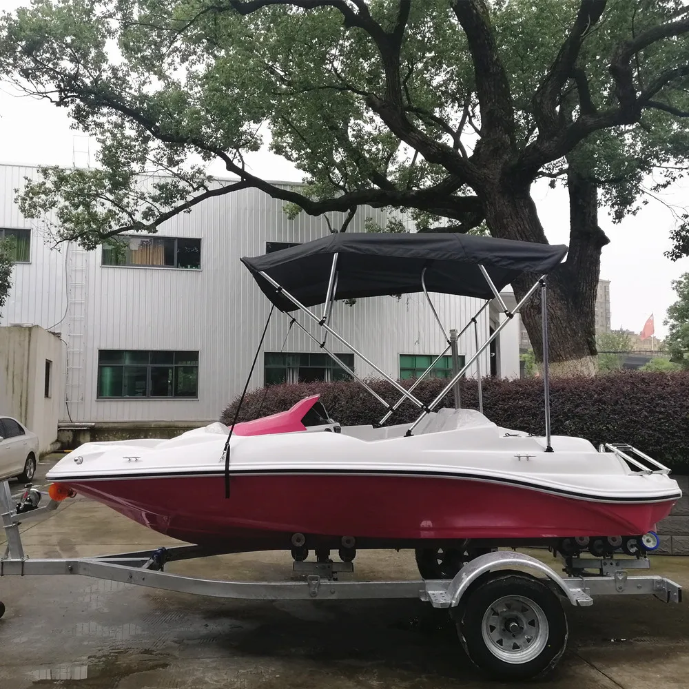 fiberglass high speed boat outboard sport boat gasoline fuel type fishing passenger boat factory