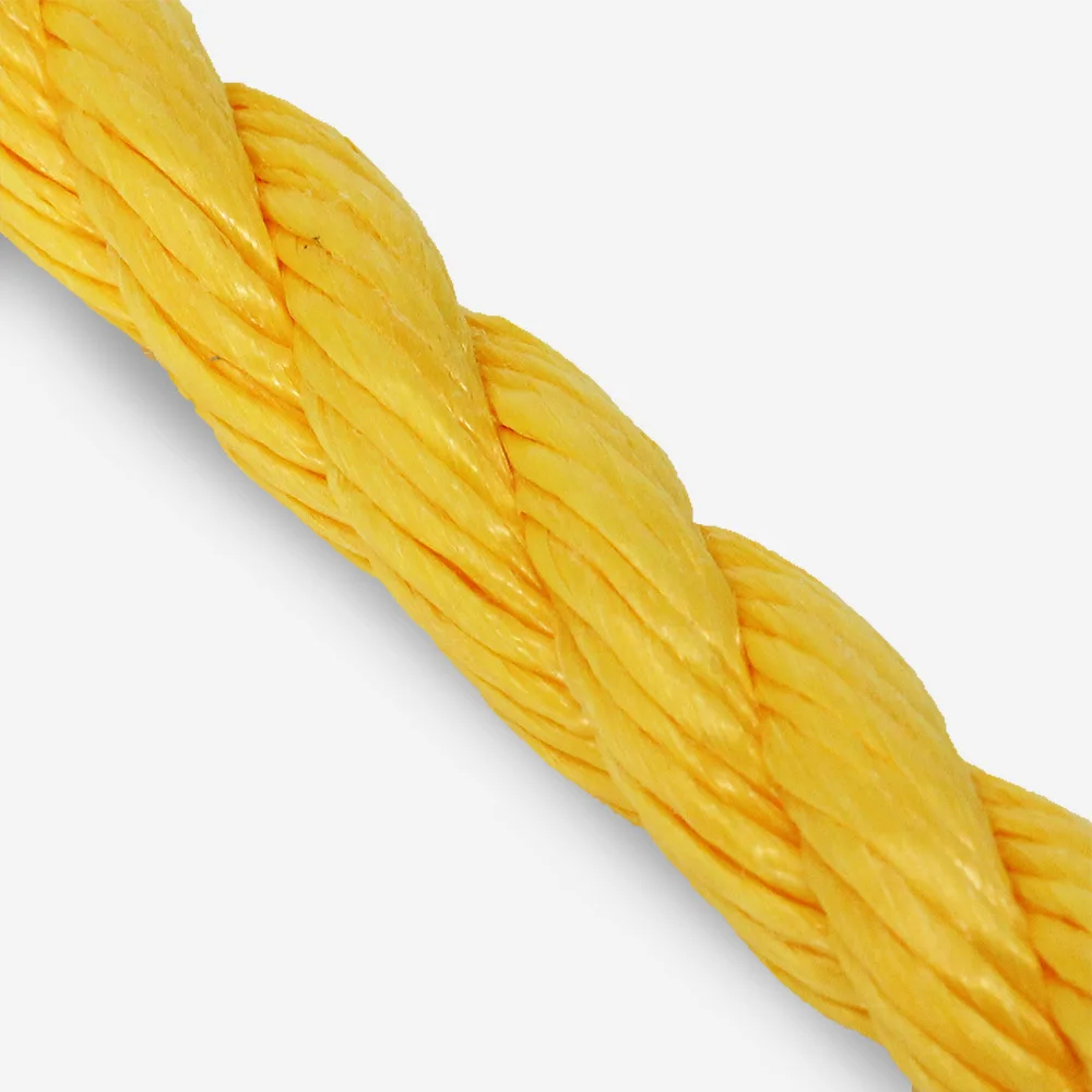 Cheap Polyethylene pp 3-strand twist 6mm 8mm pp packaging rope with logo