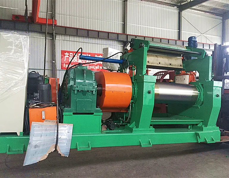 Two Roll Type Rubber Mixing Mill with Stock Blender