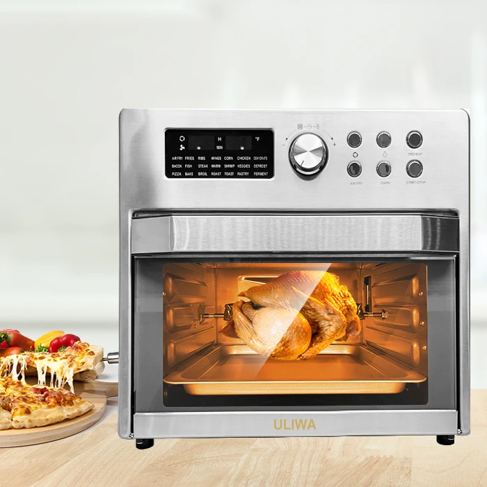 portable 25L Capacity Comb Air Fryer Oven Fast cooking toasting Toaster Ovens