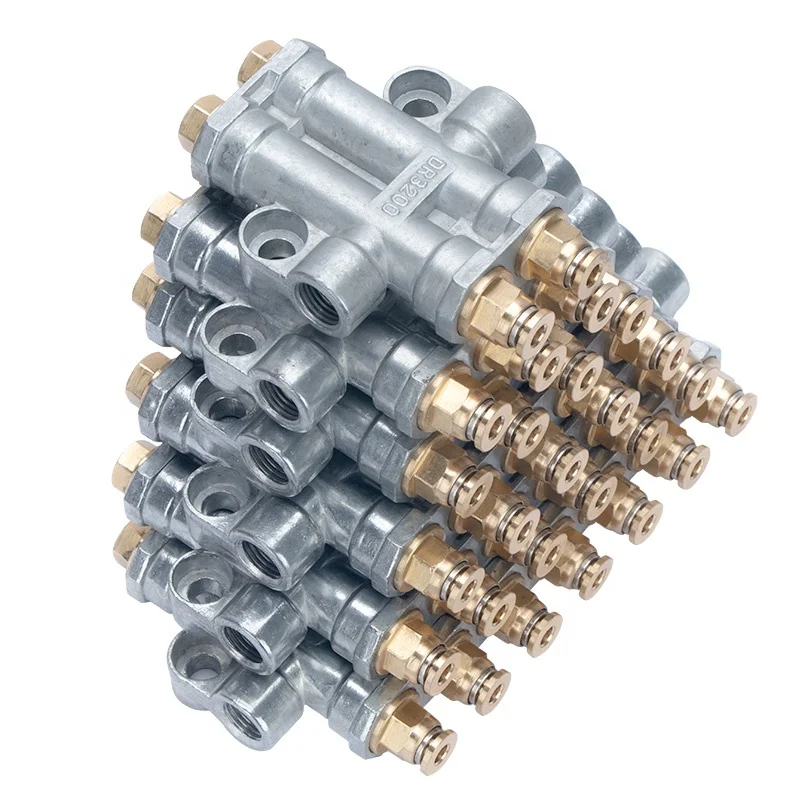 OEM 2-7 Oil circuit separator centralized lubrication system for Volumetric oil distributor