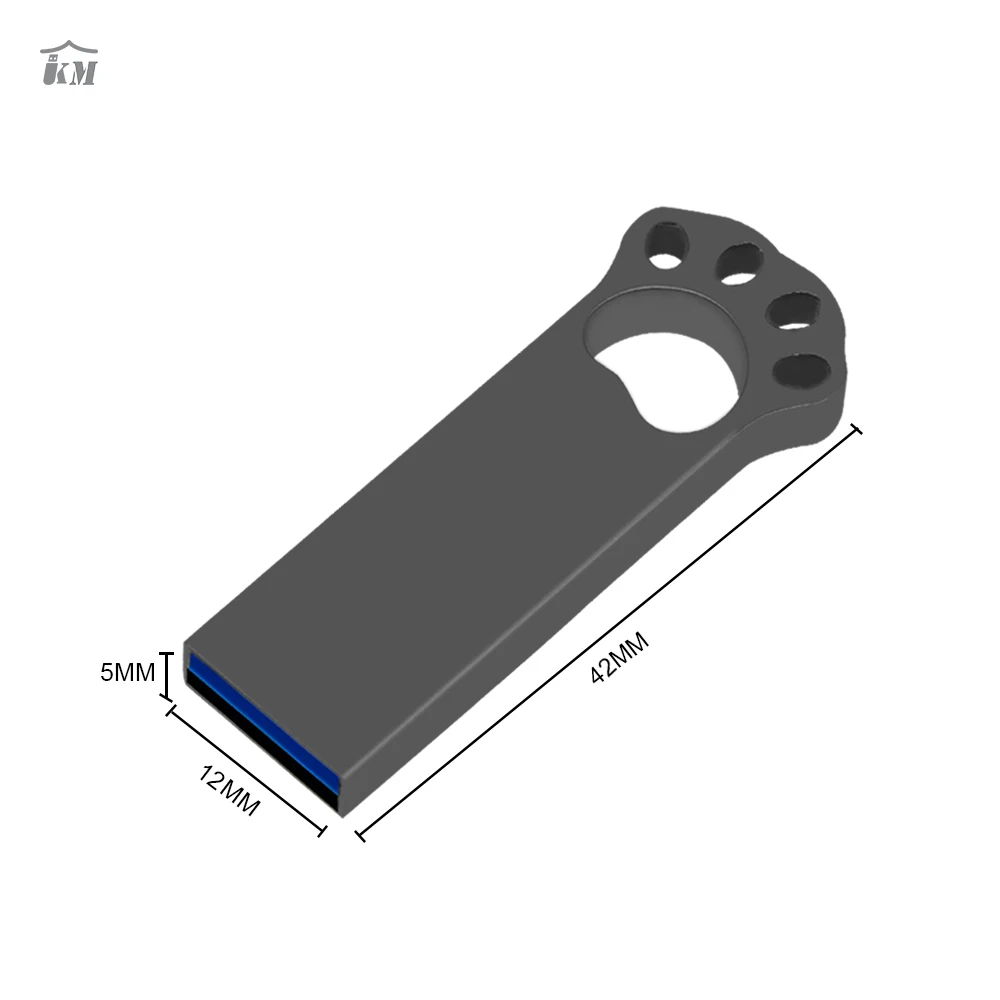 Металлический флеш-накопитель USB 3,0 в виде кошачьего когтя, 8 ГБ, 16 ГБ, 32 ГБ, водонепроницаемый флеш-накопитель, 64 ГБ, 128 ГБ, флеш-накопитель, U-диск, карта памяти, подарок