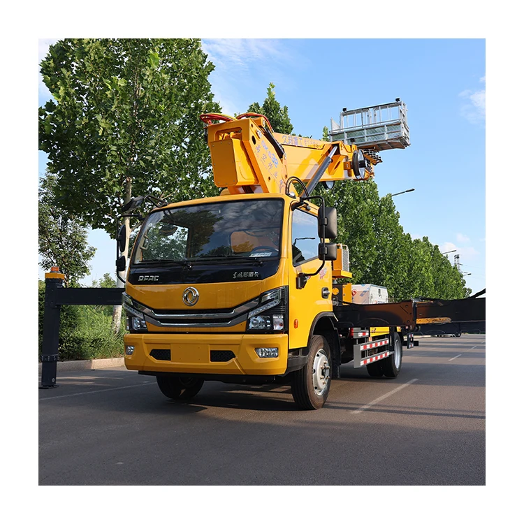 25M Working Height Aerial Work Truck Crane Arm Aerial Fire Fighting Truck Mini Bucket