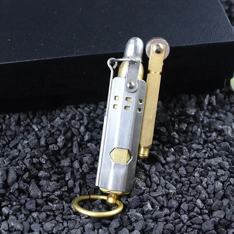 Jiaxin factory wholesale Retro Old Trench Kerosene Lighter Austrian Creative Nostalgia Cigarette Lighter