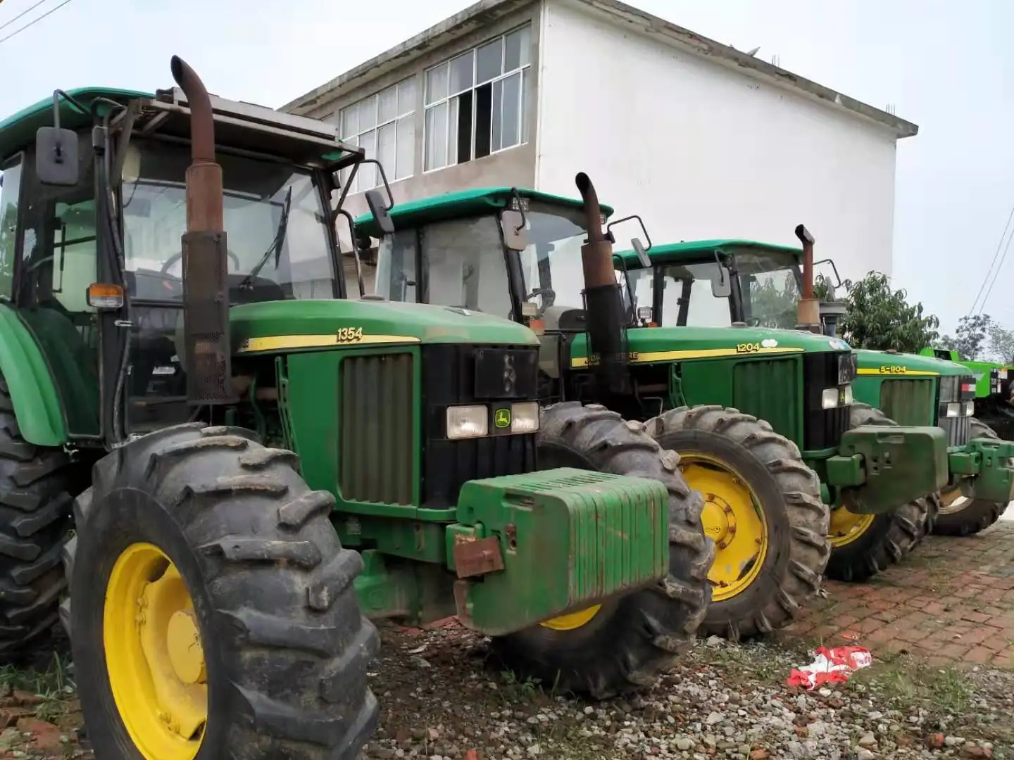  Оригинальный б/у трактор John Deer 5E-904 90hp ферма 4wd для