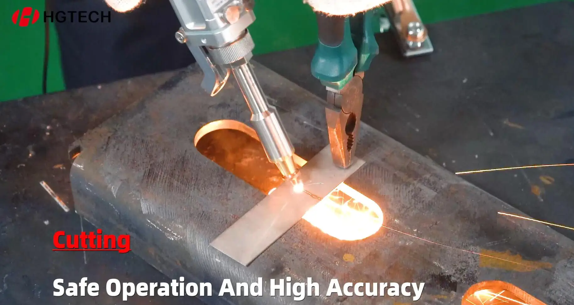 HGTECH Good Price Laser Welder 3000w 4 In 1 Cutting And Cleaning Fiber Handheld Laser Welding Machine