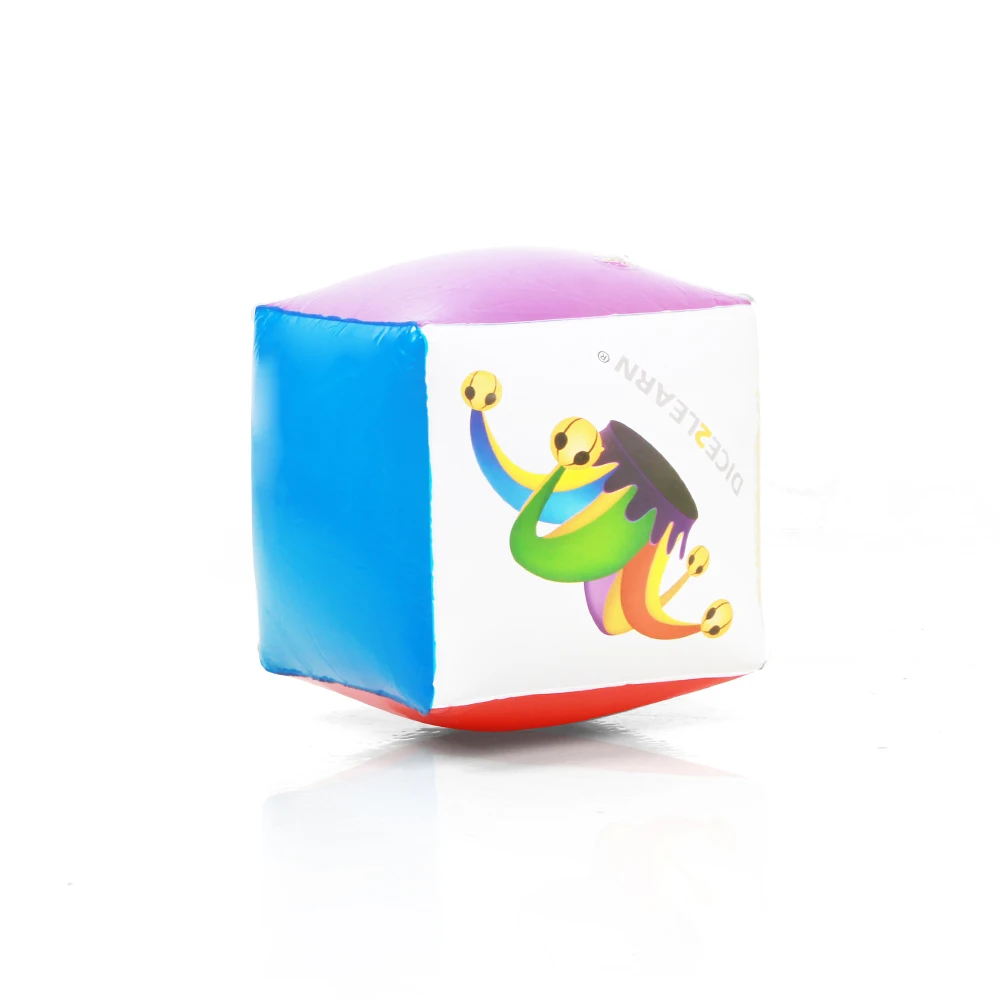 Factory OEM ODM Custom Printing Logo Acceptable Promotion Advertising Inflatable Cube Dice Style For Sale