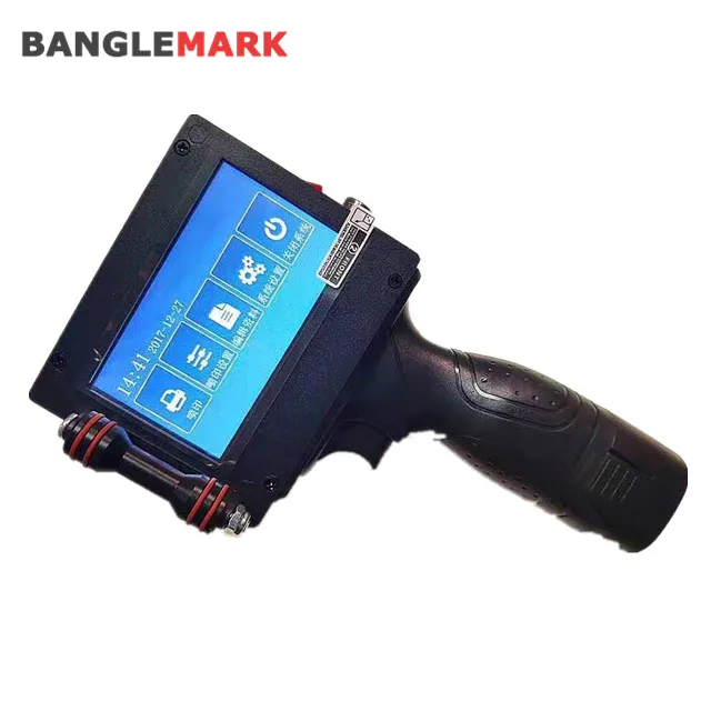 Hand held gun High Quality Portable Expiry Date Coder Batch Number Handjet Machine Handheld inkjet Printer For Sale