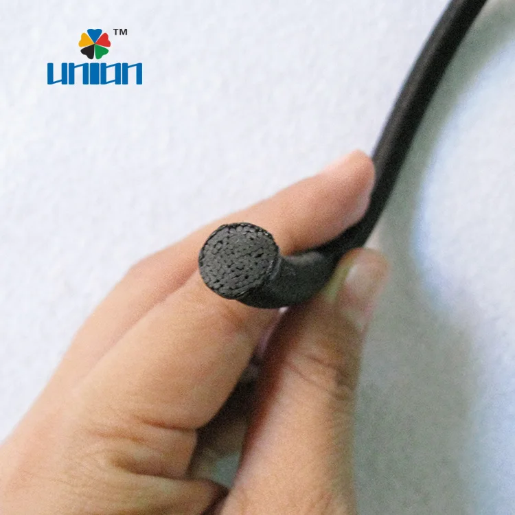 High quality 4 5 6 7 8mm black nylon stretch string elastic rope for yoga pull rope or fitness tie down trailer strap