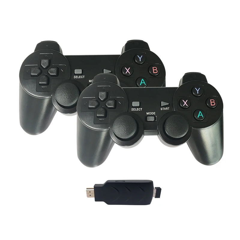 YLW Patent Design Handheld Portable Arcade Game Stick 4K HD 2.4G Wireless TV Video Retro Game Console
