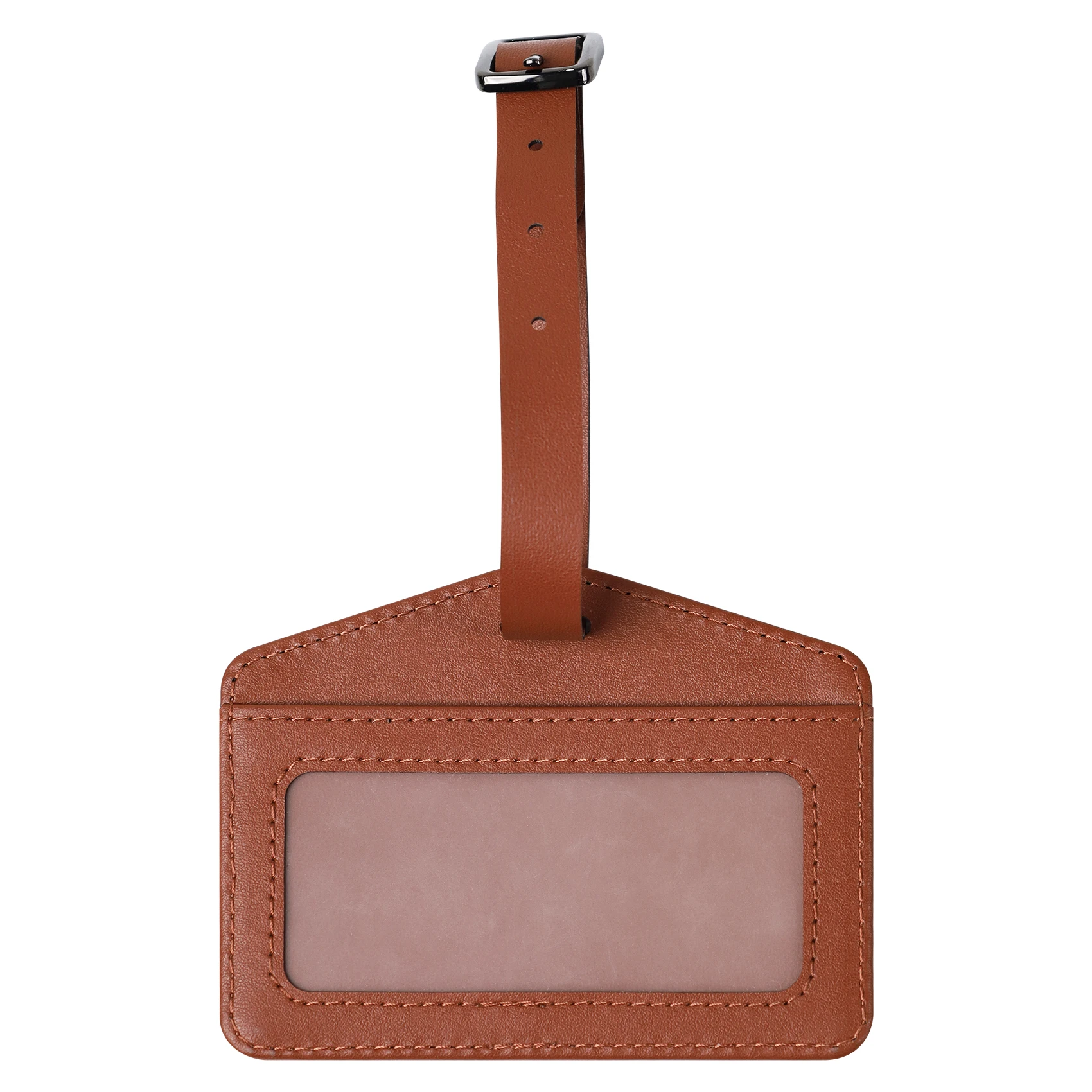 Custom Logo OEM ODM PU leather Tracking Luggage Tag Locator  with find my for Anti Loss Travel Luggage Finder