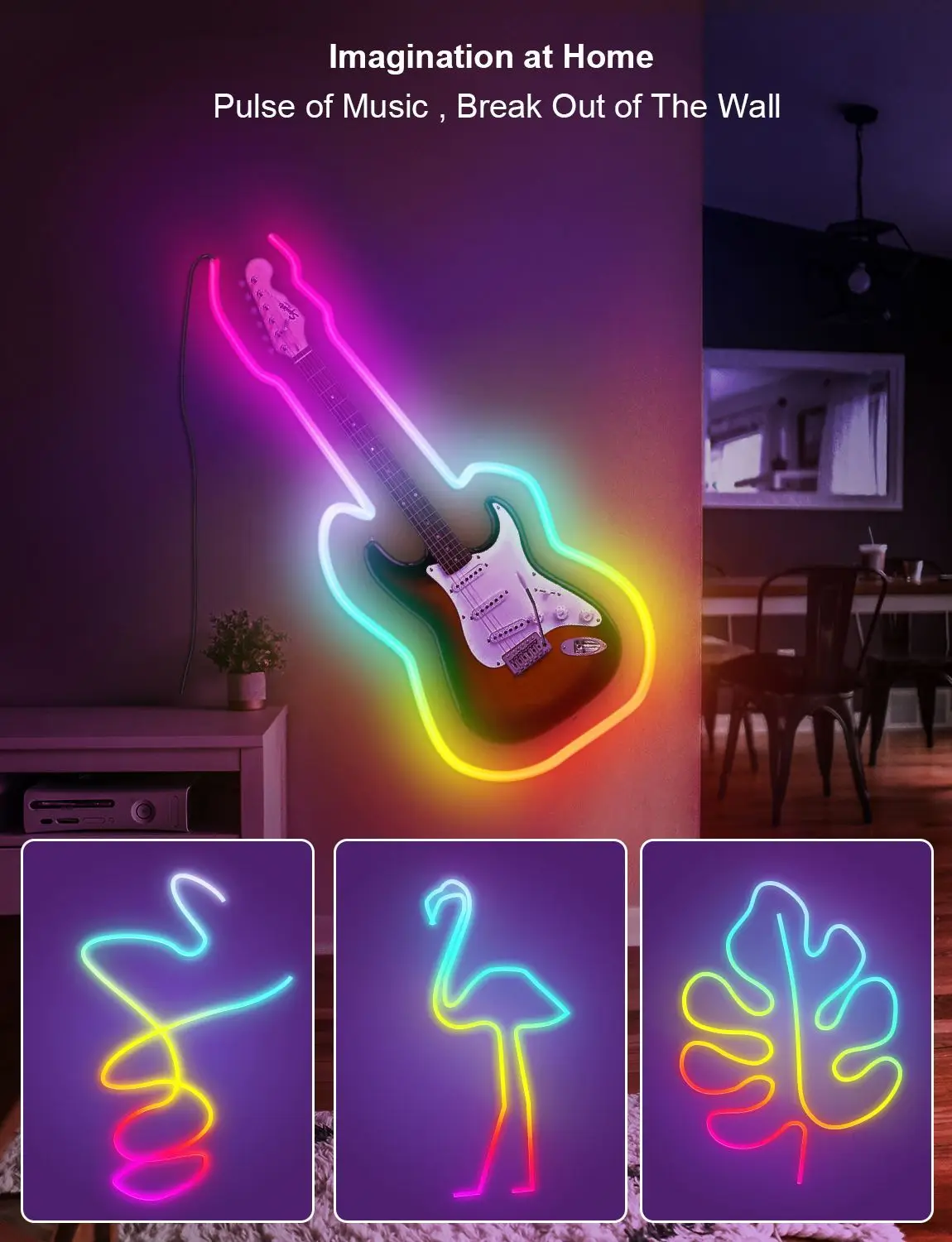 Factory Price RGB Glue Free Silicone Flexible Decoration Rope Lamp  ip65 12v  24watt LED Neon Light Strips