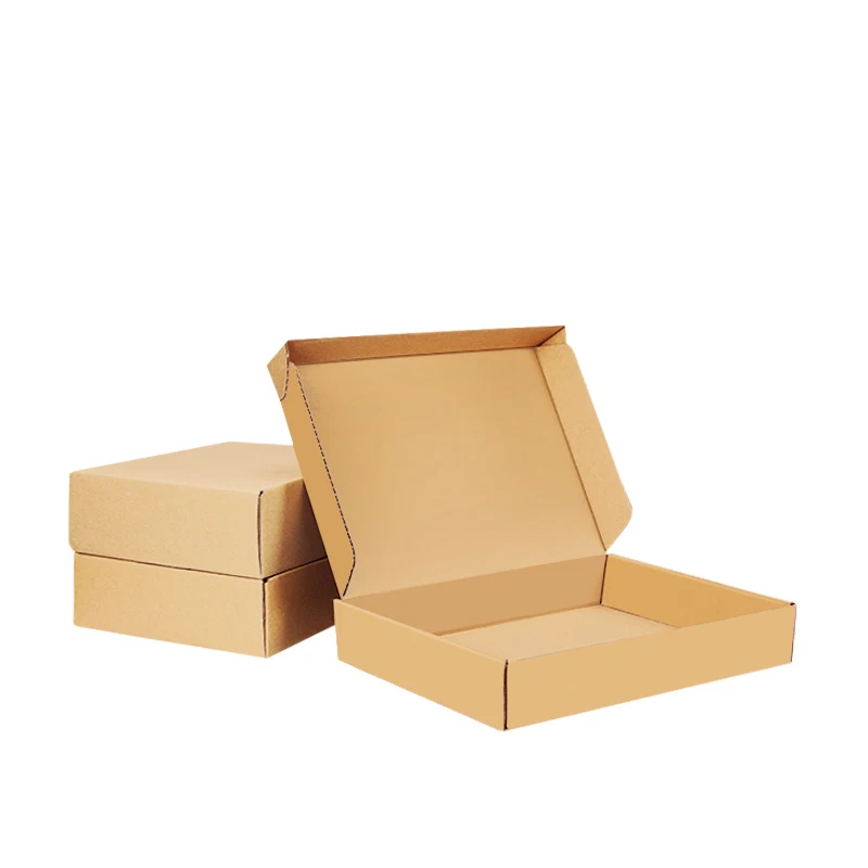 Factory Best Selling Corrugated Box Packaging White Folding Shipping Kraft Paper Mailer Box Custom Printed