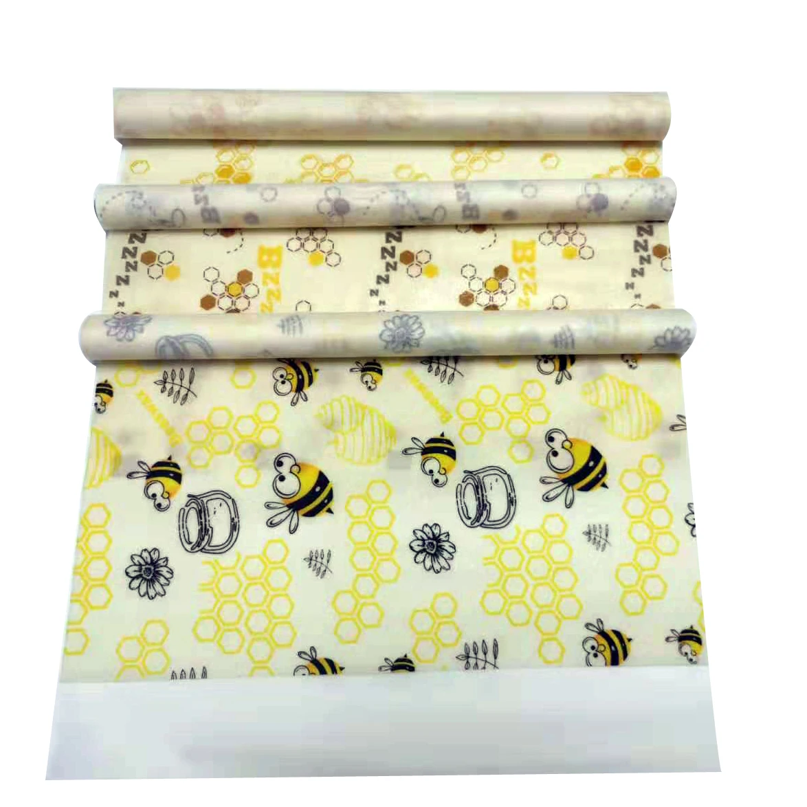 
 Пищевая обертка из пчелиного воска с восковым блоком  