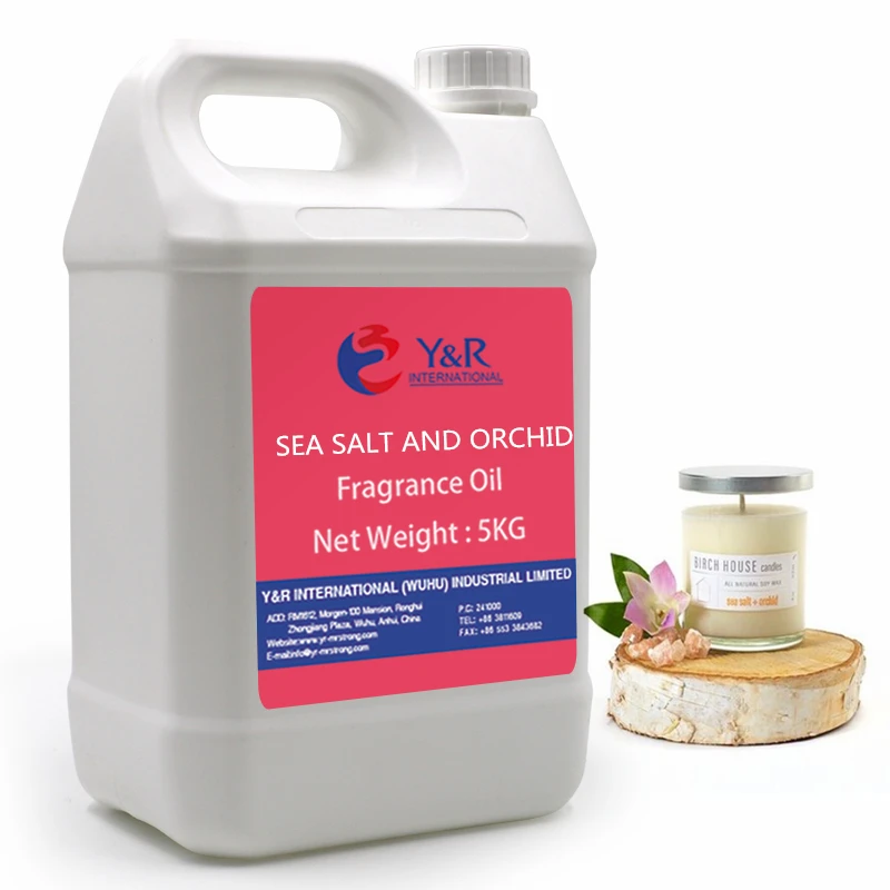 Популярное ароматическое масло морской соли и свечи орхидеи Идеальное сырье для самостоятельной