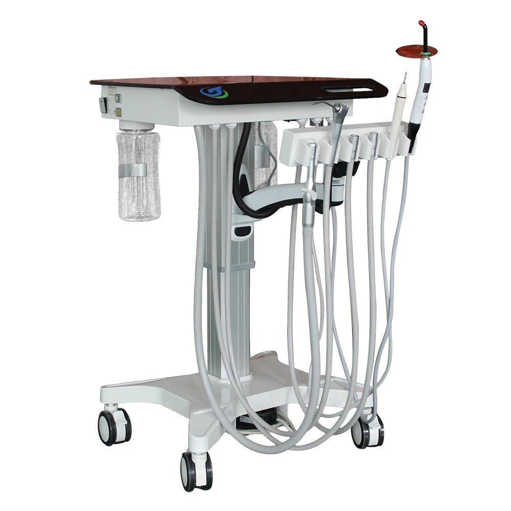 Lexison Veterinary Equipment: PDC-GP30S Veterinary use Portable Dental Equipment Mobile Cart Dental Unit with Suction System
