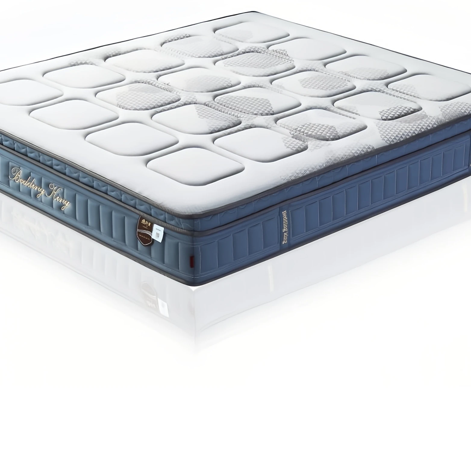 High Sleep Quality Emperor Design Nice Price Natural Latex Memory Foam 3D Spring Hotel Mattress King Size