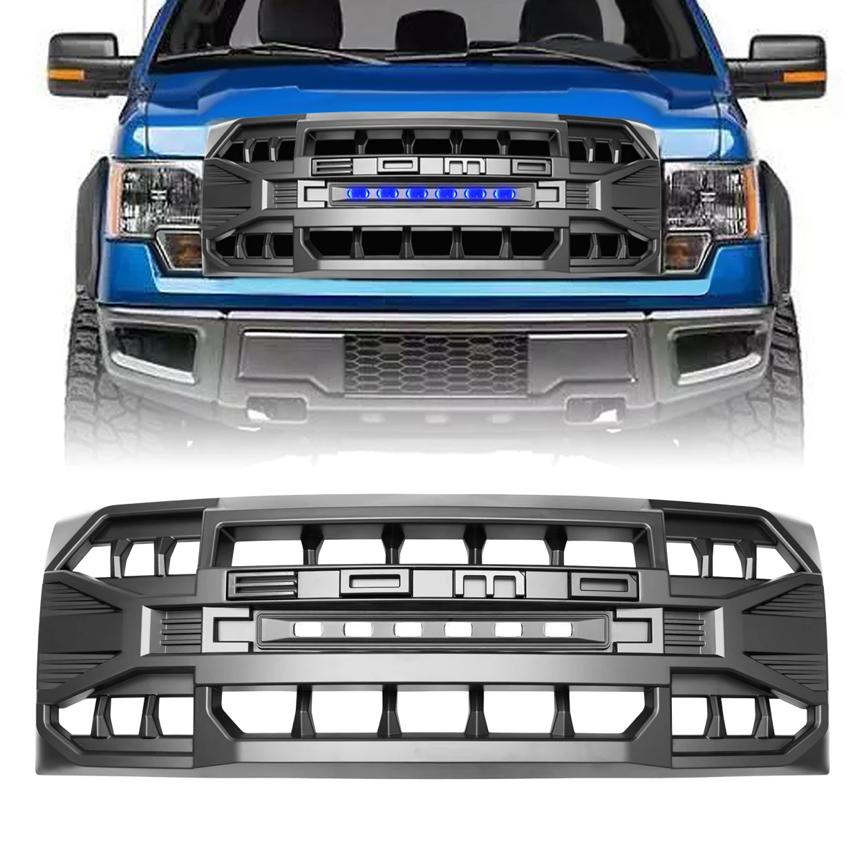 Со светодиодной решеткой для Ford F150 2009-2014