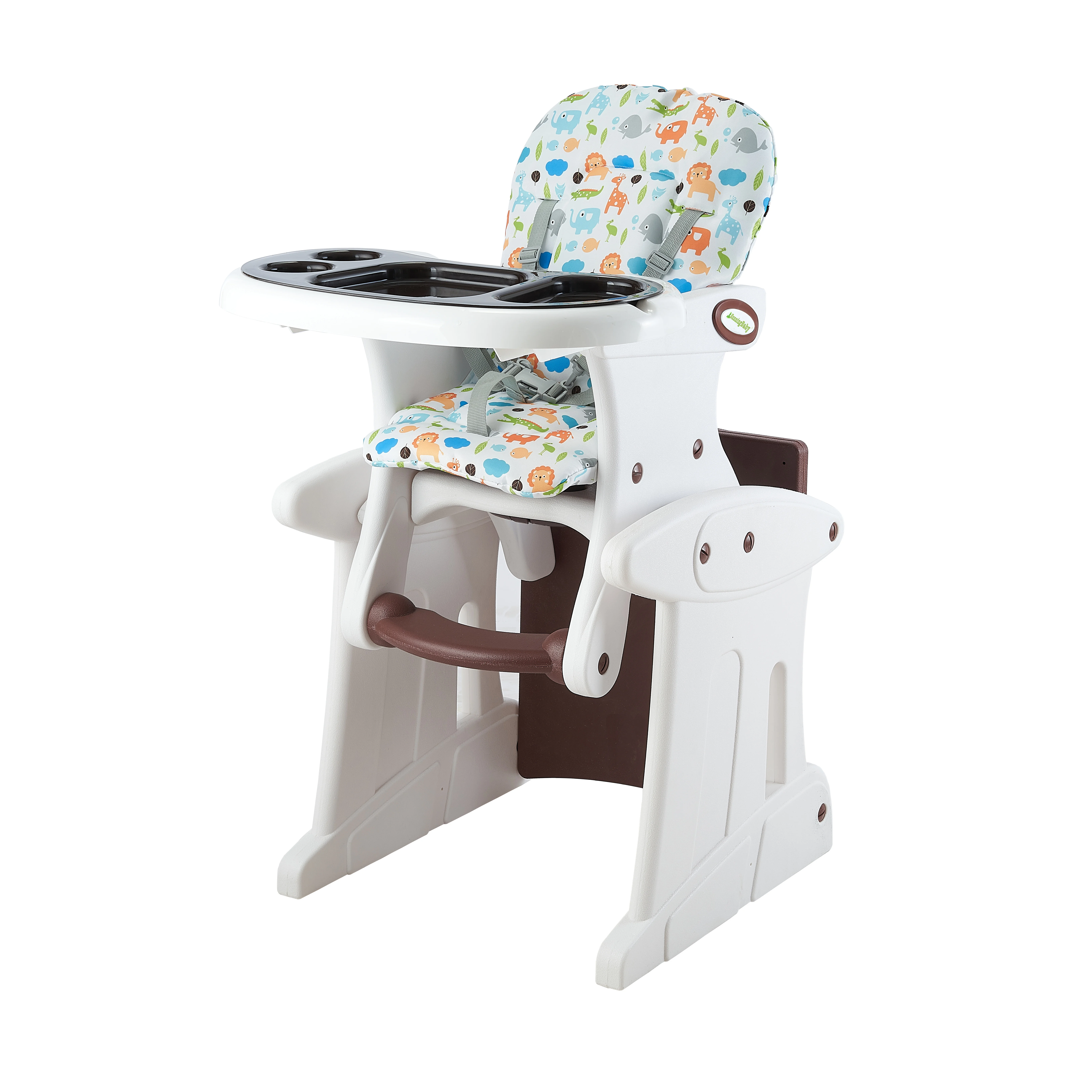 2021 The Factory Production Simple And Easy To Be Assembled High Baby Table And Baby Chair  The Plastic Baby High Chair 3 in 1