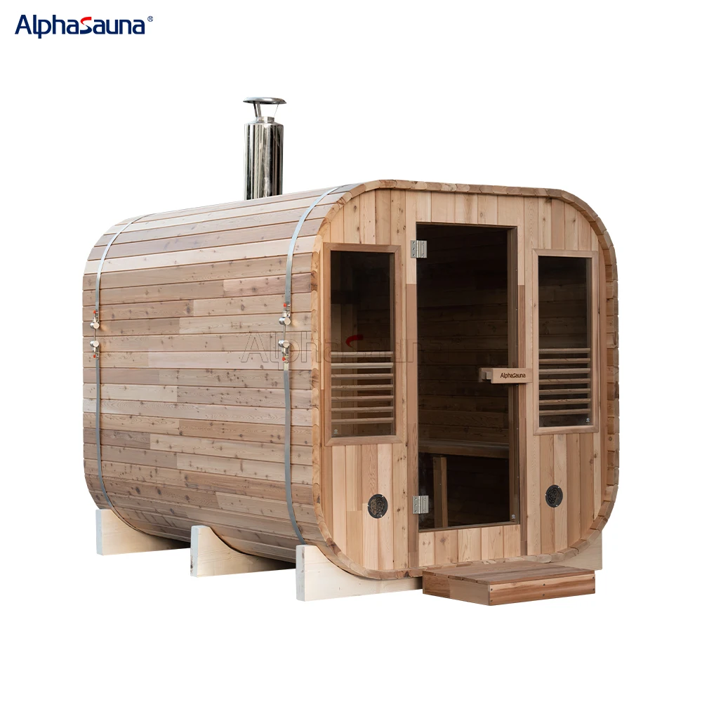 Sauna Outdoor With Anteroom And Wood Furnace The Heater Optional
