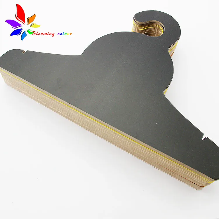 100% recycled brown kraft paper clothes hanger