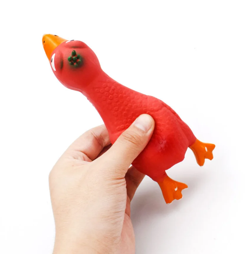 New Style Latex Pet Chicken Squeaky Toy