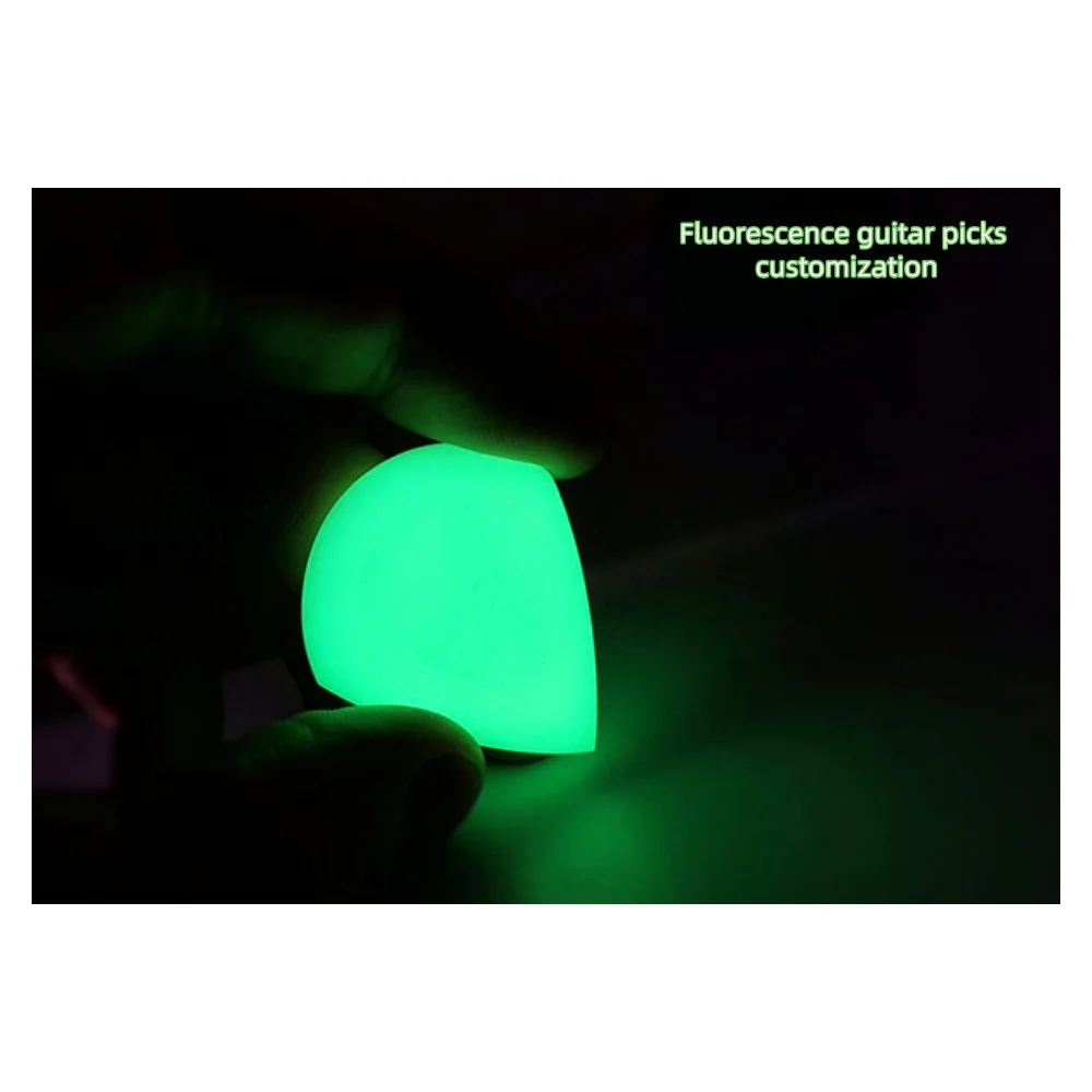 Jelo YL-Fluorescence Guitar Picks Customization logo Acoustic Electric Bass String guitar accessories Instruments