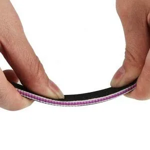 2019 New Arrival Design 100/100 Zebra Grey Half Moon Emery Board Nail File Sandpaper Files Supply 25PCS/PACK