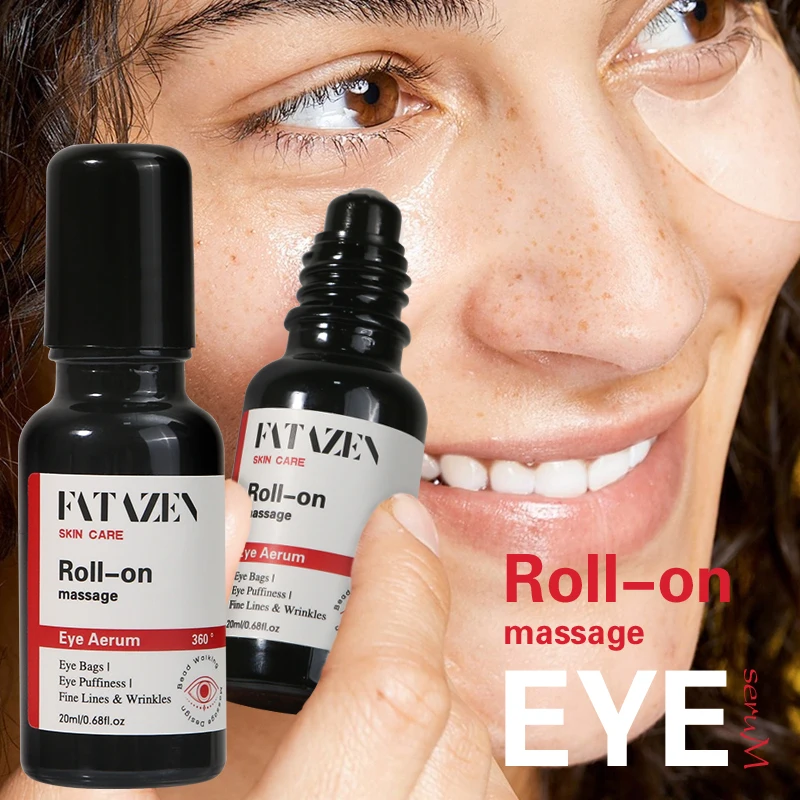 OEM Skincare Firming Firm Tighten skin Moisturizes eye care beauty Diminishes Wrinkles refreshed rolling massage eye serum