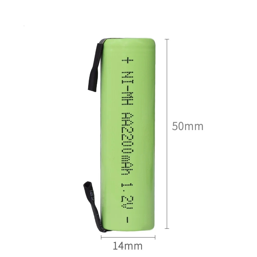 
OME wholesale AA 2200mAh 1.2V Nickel-Metal Hydride Rechargeable NIMH AA Battery With tabs 