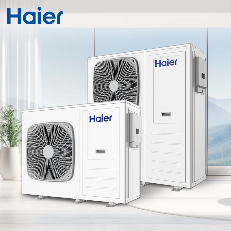 Eco-Friendly Residential EVI DC Inverter All In One Central Air Conditioning Heating System With Heat Pump