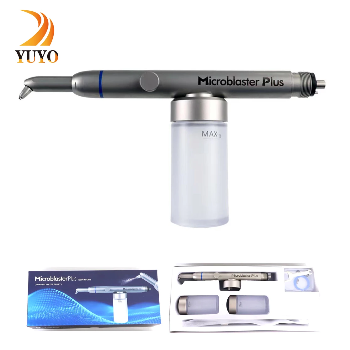 Dental Sandblaster Air Flow Polisher With Water Spray Aluminum Oxide Device Teeth Whitening Sand Blasting Machine