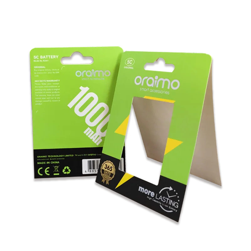 Dongguan factory customized business card packaging printing paper blister flip packaging with paper card gift