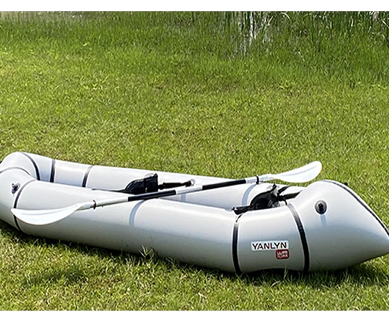 Multi-functional 2-man High Quality Still Water Ultralight PVC Paddle Kayak Packraft for Sale
