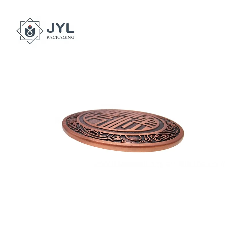 Factory Customized Heavy Nameplate Zamac Copper Packaging Brand Logo Bottle Tag Metal Embossed Zinc Alloy Stickers Perfume Label