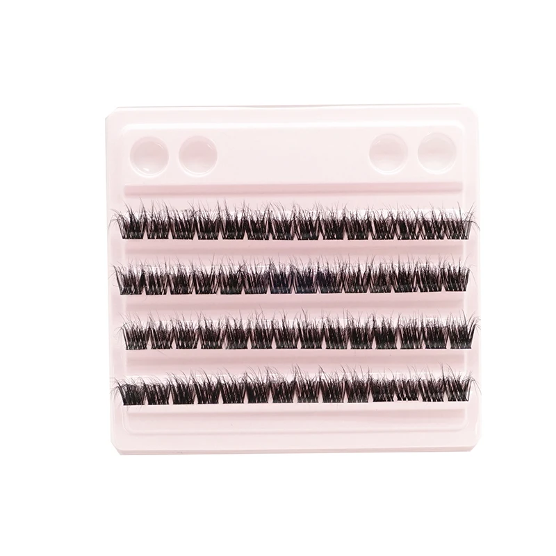 Wholesale Custom Diy Eyelash Extensions Private Label Clusters 3d Effect Segmented New Faux Mink Cluster Lashes