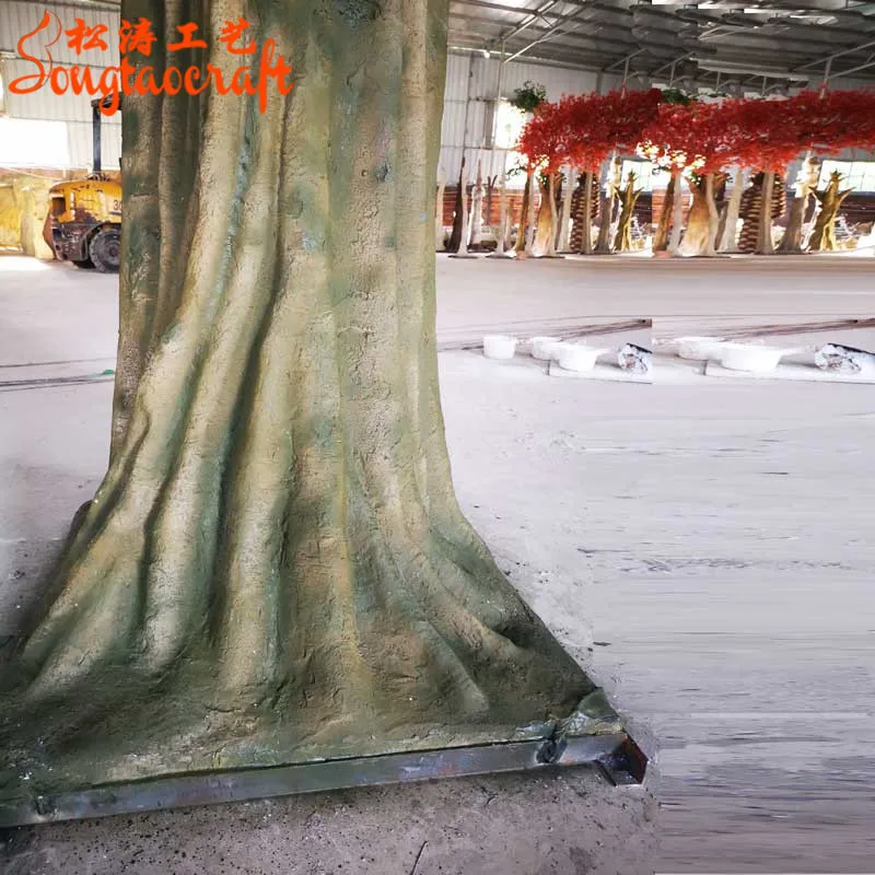 Professional manufacturer customized indoor large artificial decorative oak tree artificial tree trunk branches for weddings