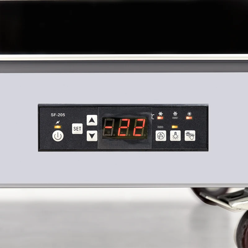 Wholesale commercial stores supermarket upright glass door freezer display showcase