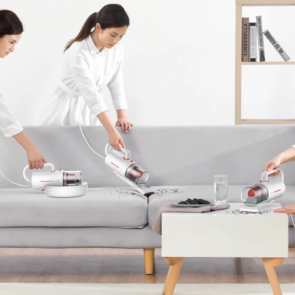  Xiaomi Deerma с защитой от клеща жидкость для снятия пылесос легкий карманный штатив 12kPa сильное всасывание УФ лампа подкожных клещей
